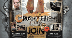 Desktop Screenshot of crushfetishclub.com