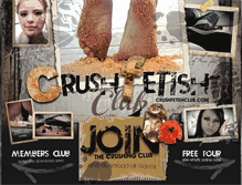 Tablet Screenshot of crushfetishclub.com